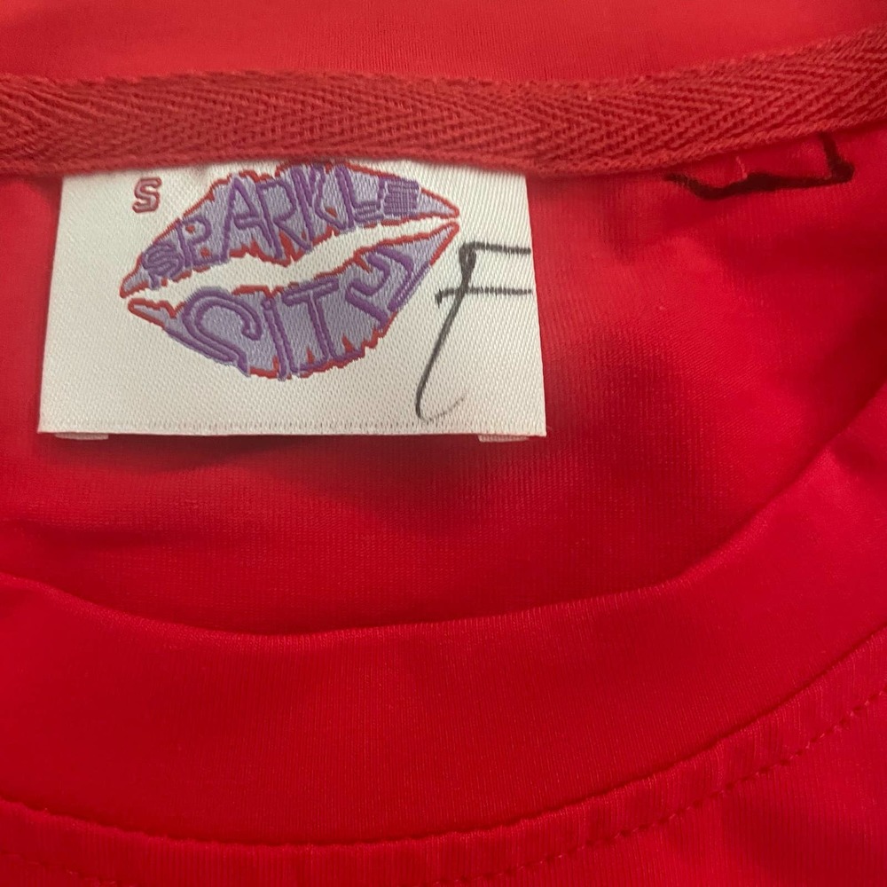 Sparkle & Fade Red Bulldog Print Blouse - Picture 2 of 8